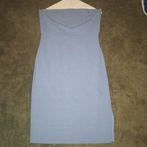 Express strapless dress